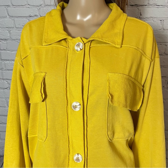 New Maurices Golden Aura Cotton Collegiate Shacket Shirt Size 2X - Picture 9 of 15